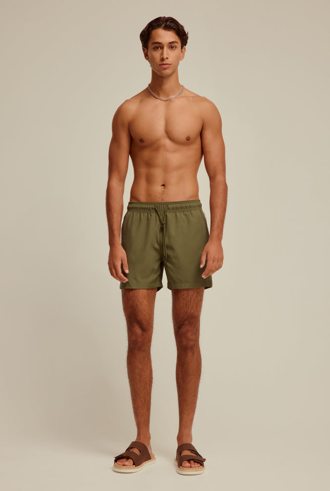 Solid Stretch Swim Short - Sage