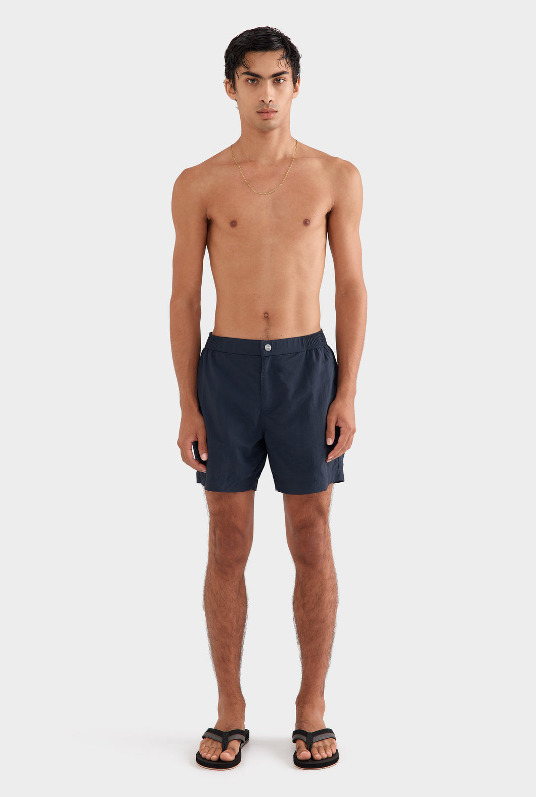 Solid Snaplock Swim Short - Navy