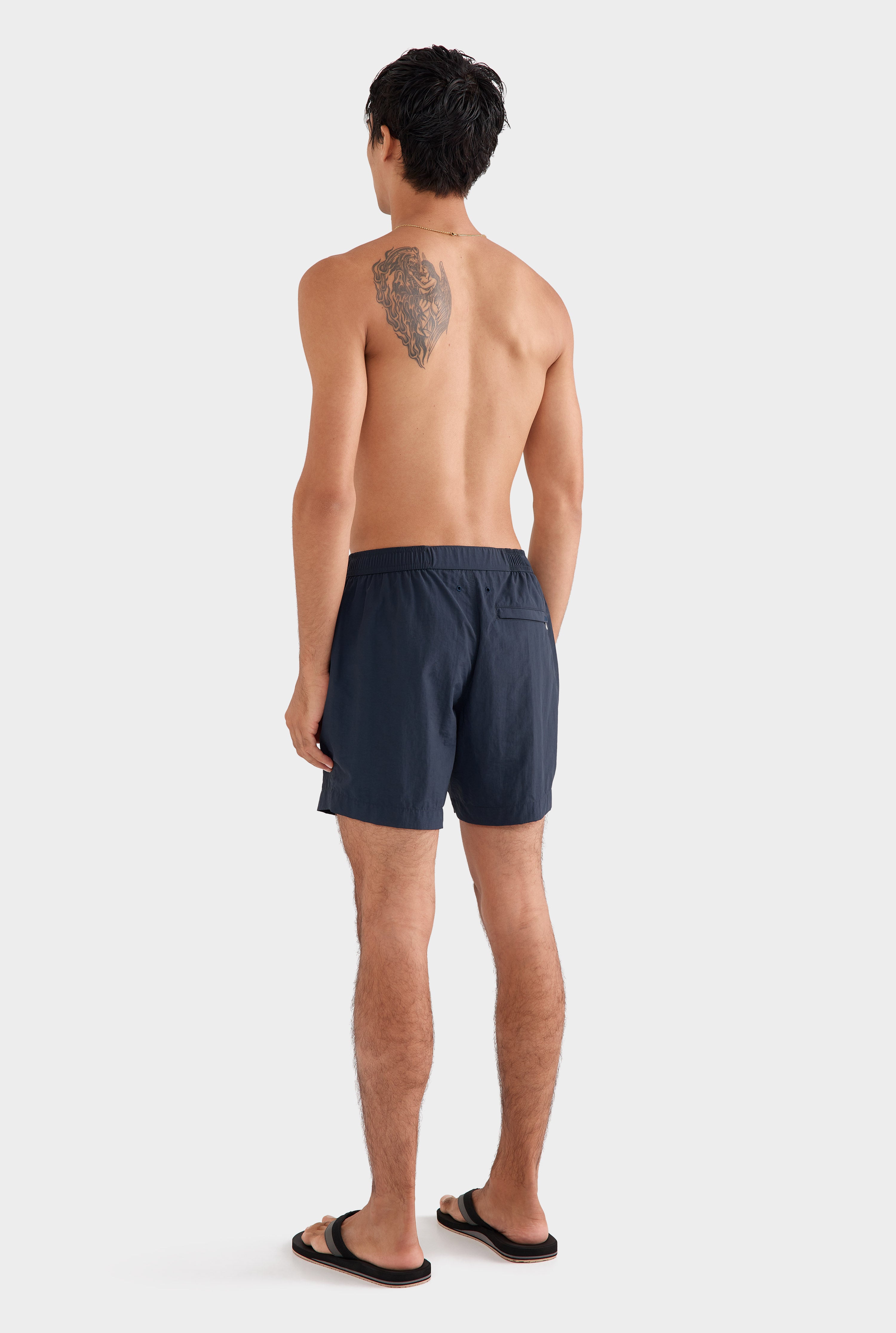 Solid Snaplock Swim Short - Navy