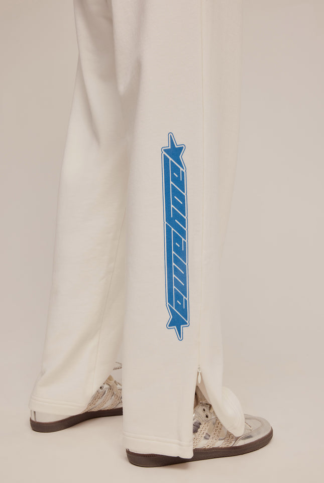 Speedracer Logo Track Pant - Off White
