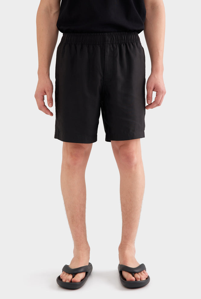 Tencel Lounge Short - Charcoal