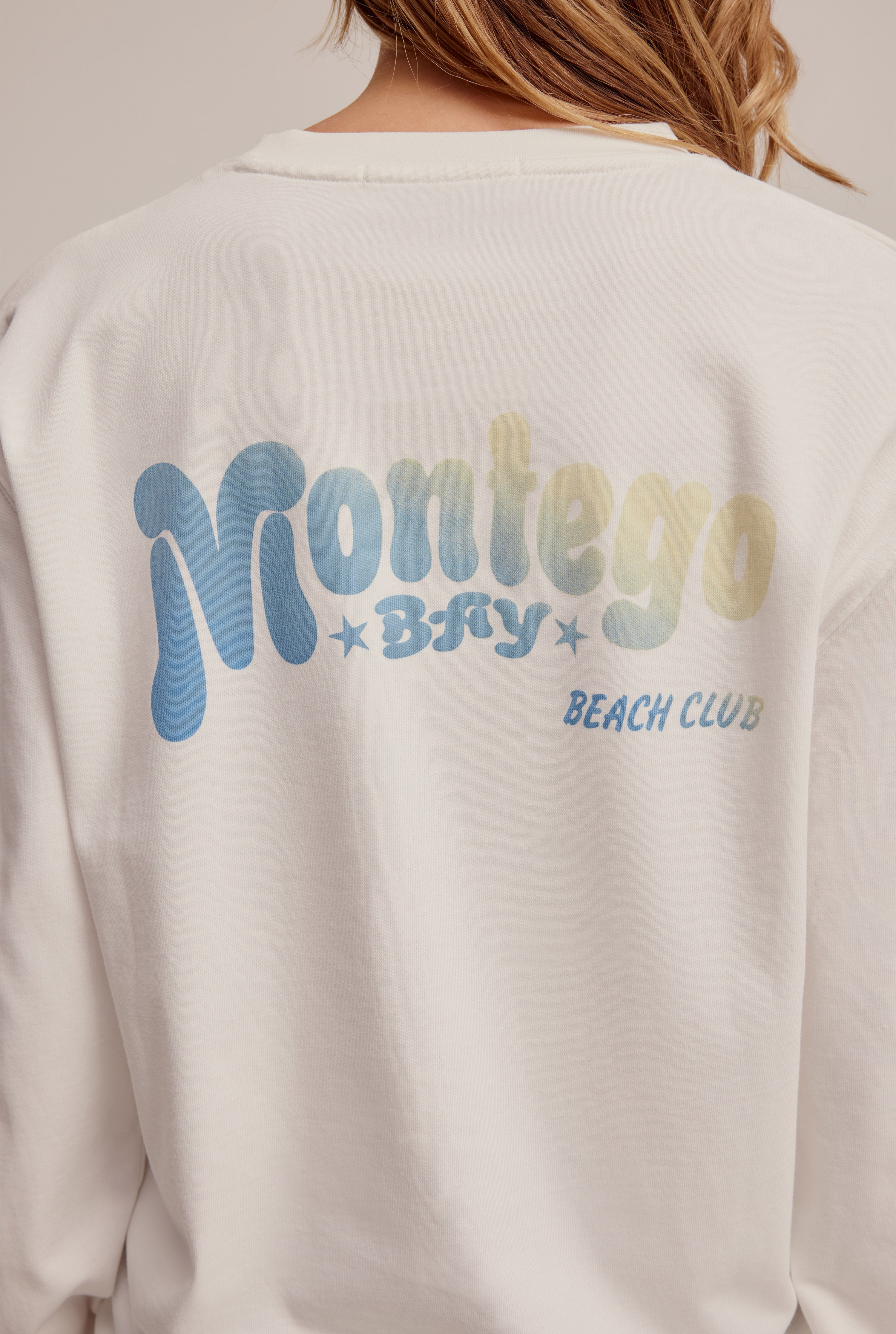 Montego Bay Logo T-Shirt - Off White