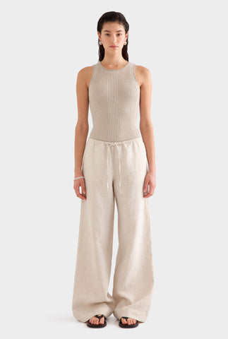 Wide Leg Pant 2.0 -  Sand