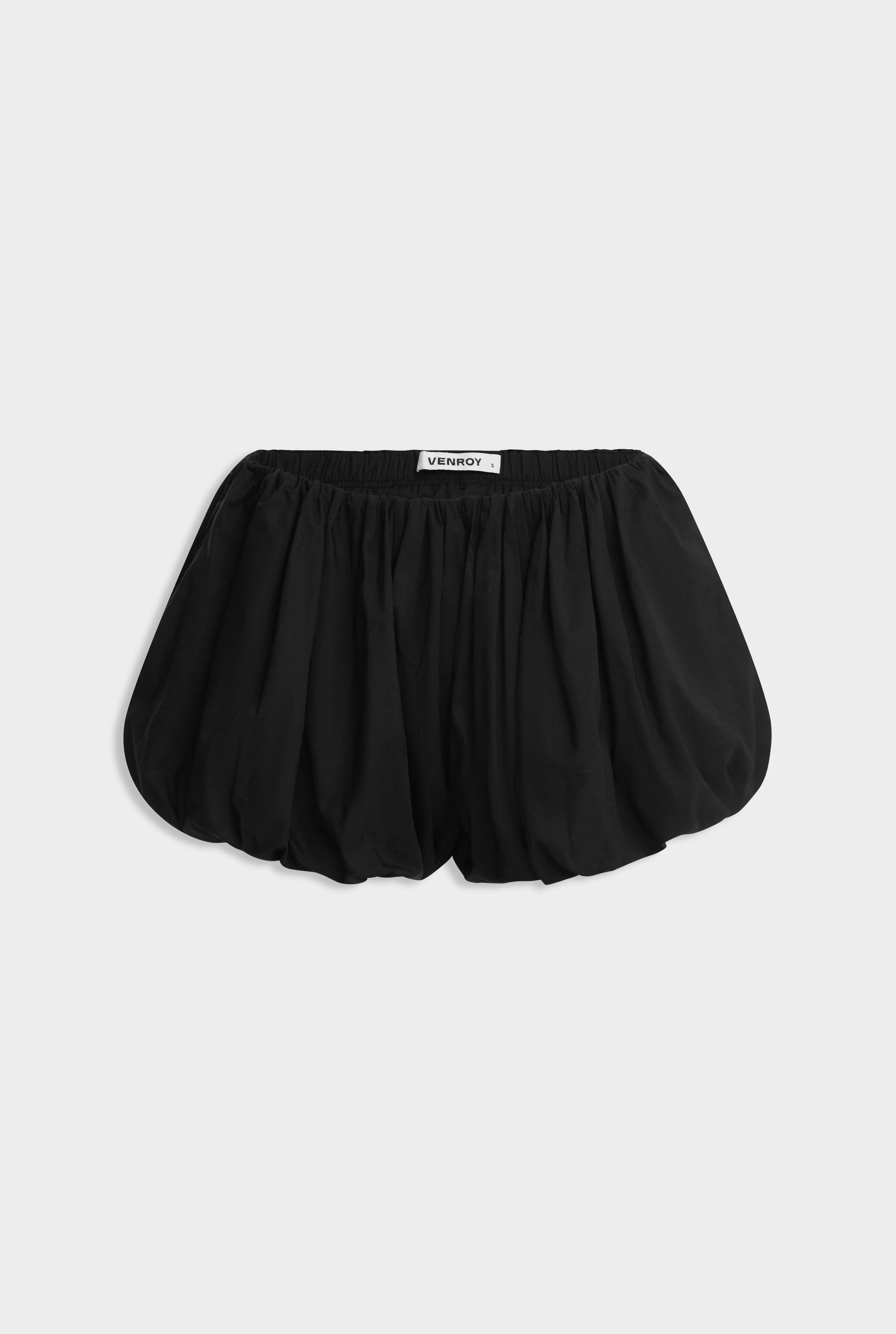 Cotton Bubble Short - Black