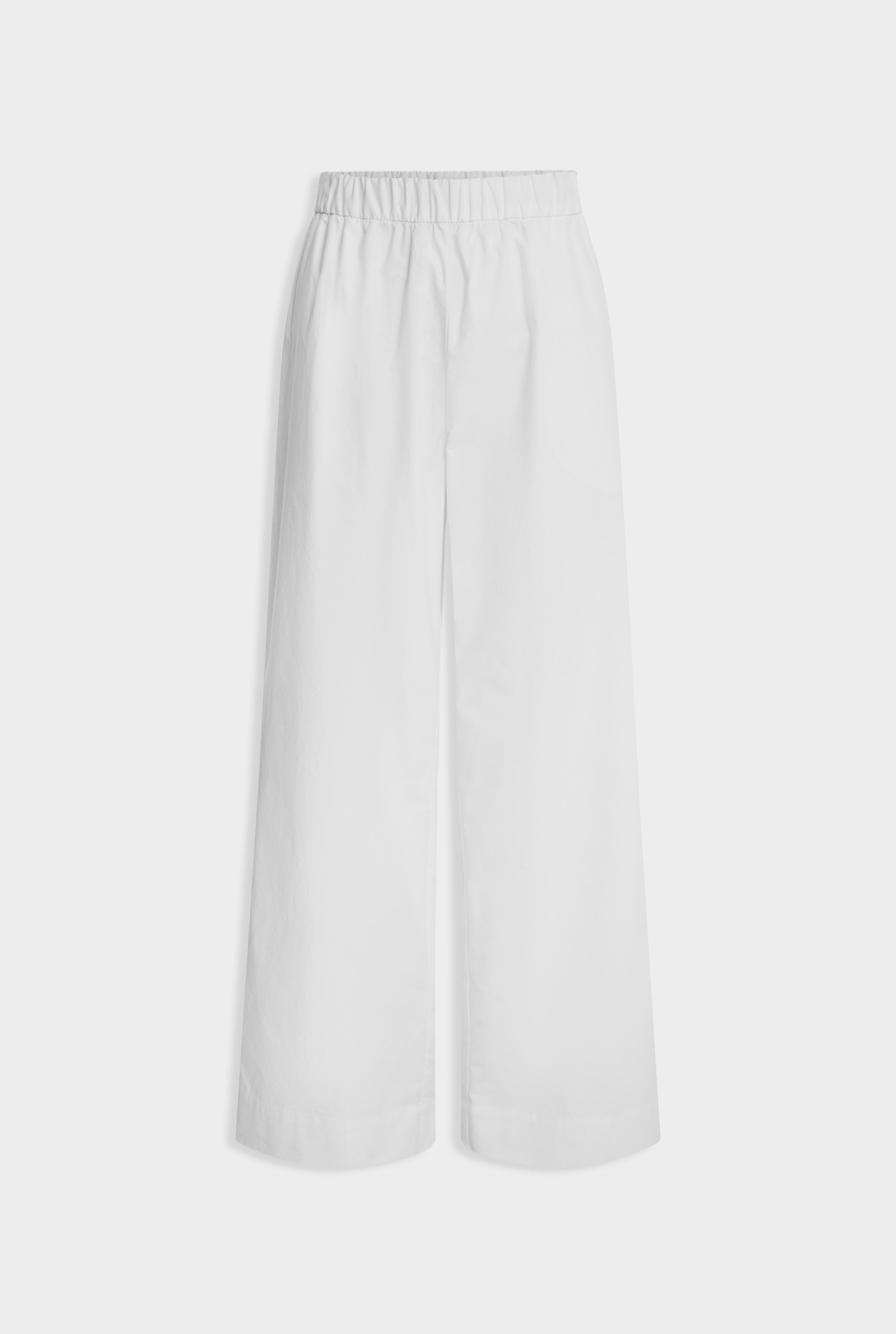 Heavy Cotton Poplin Pant - White