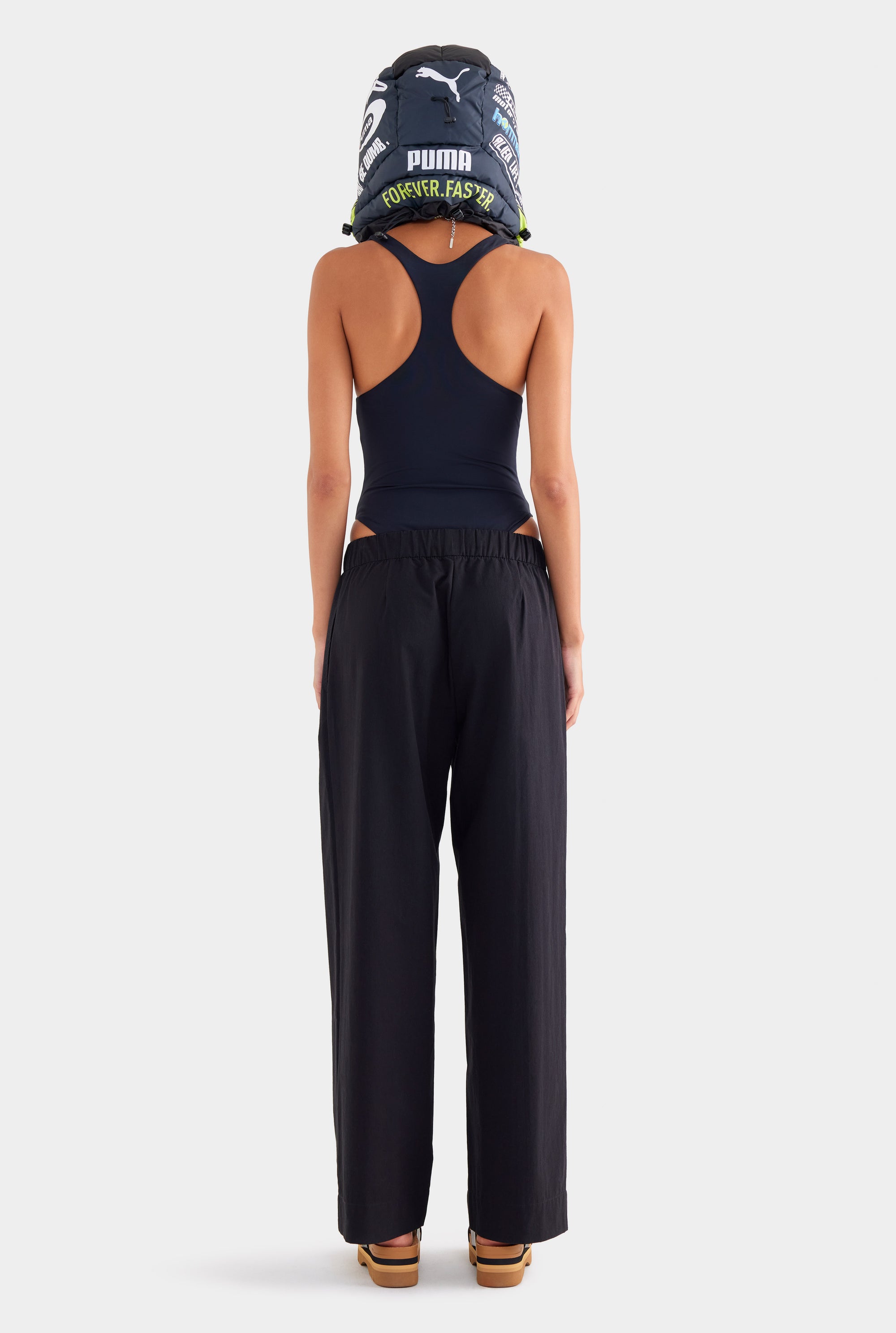 Heavy Cotton Poplin Pant - Black