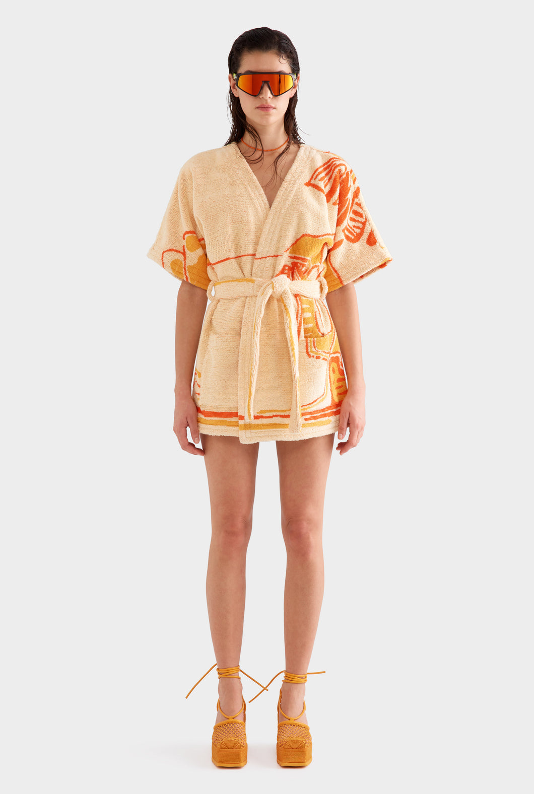 Jacquard Terry Robe - Rio Surf Scene