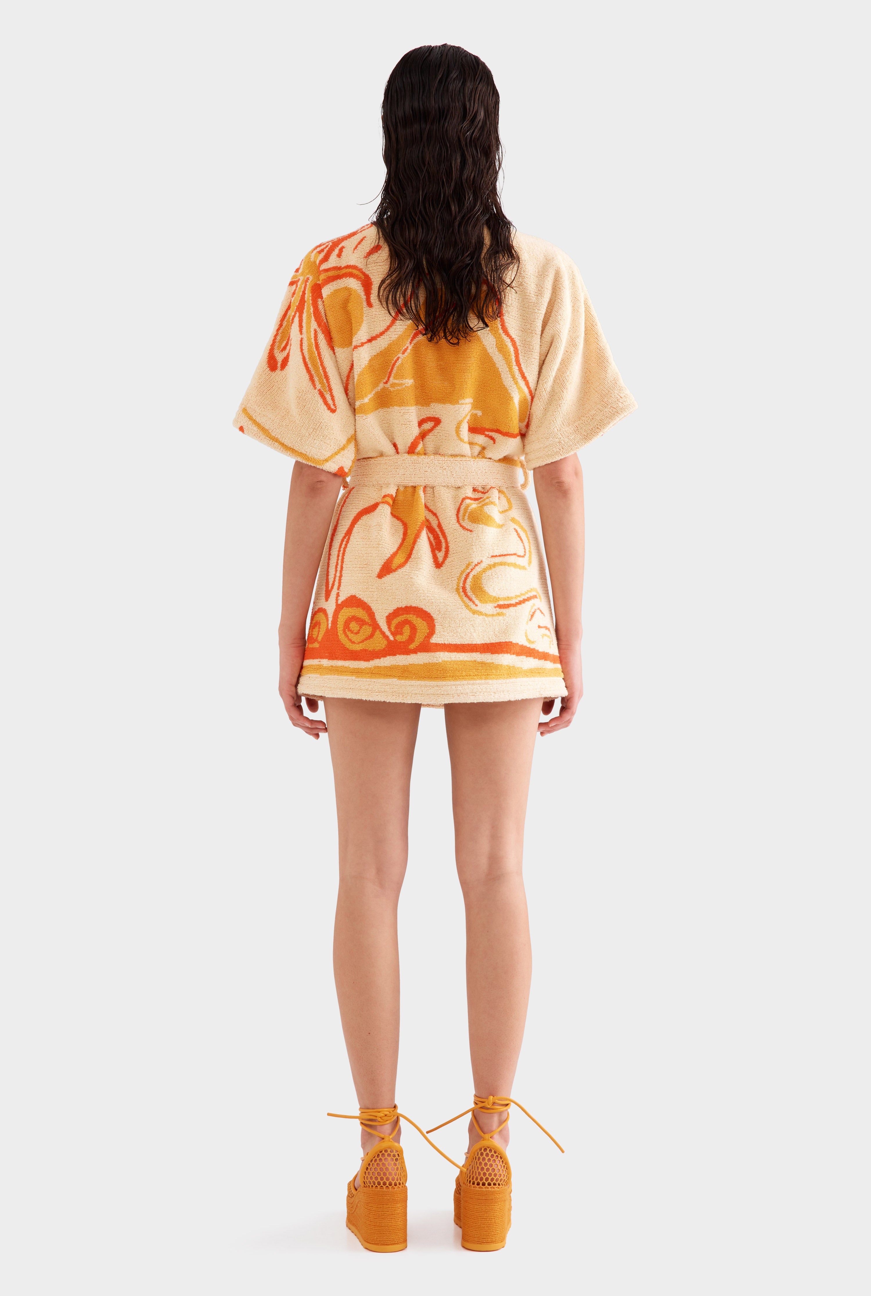 Jacquard Terry Robe - Rio Surf Scene