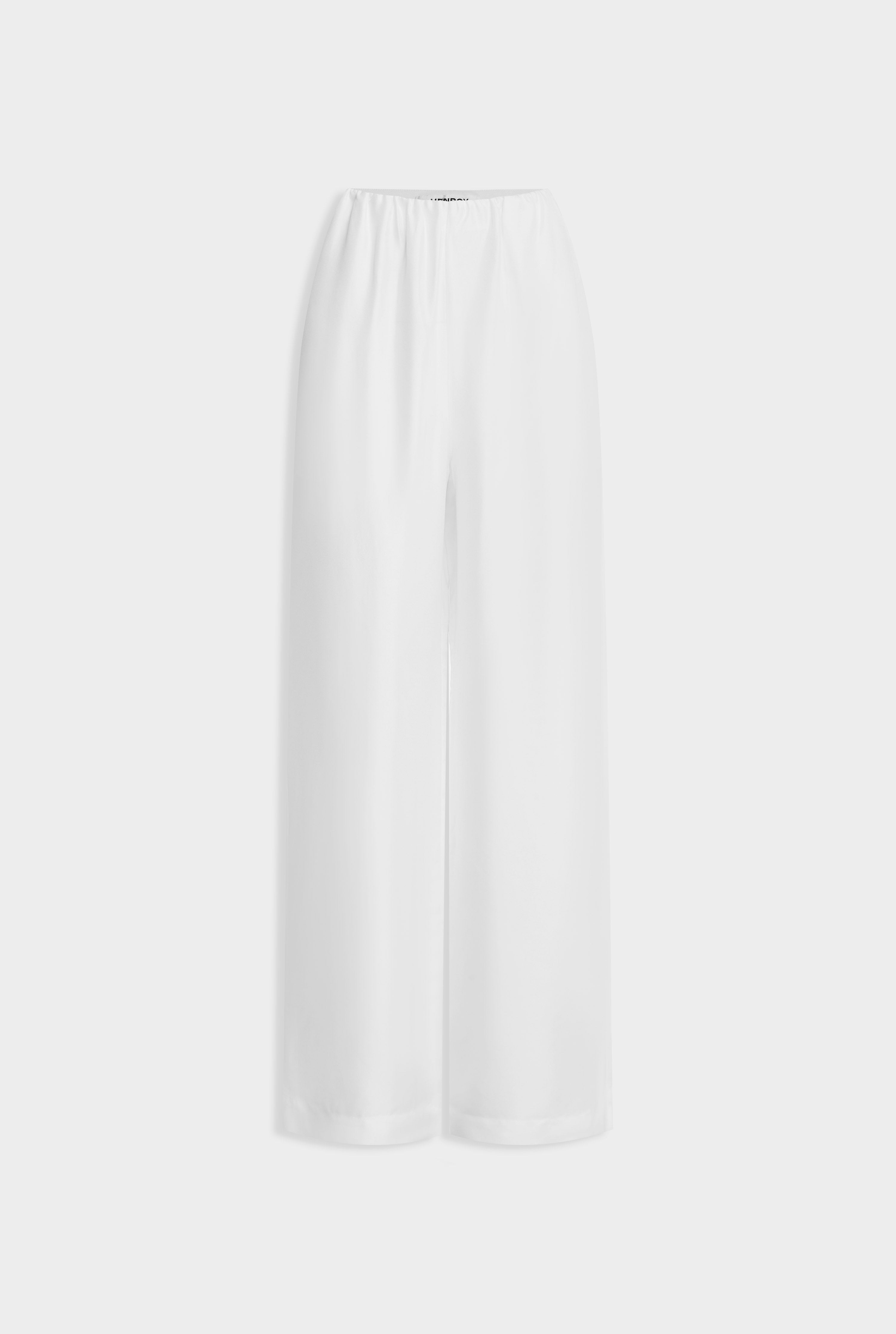 Silk Relaxed Pant - Off White