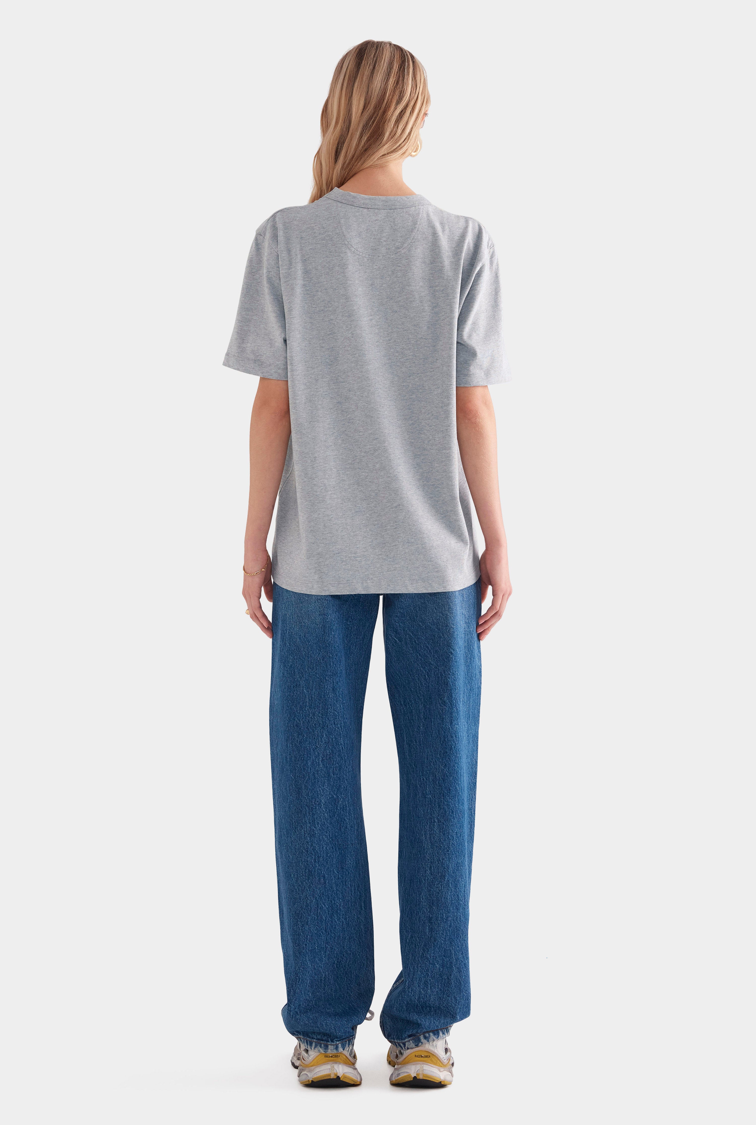 Venroy Varsity Logo T-Shirt - Grey