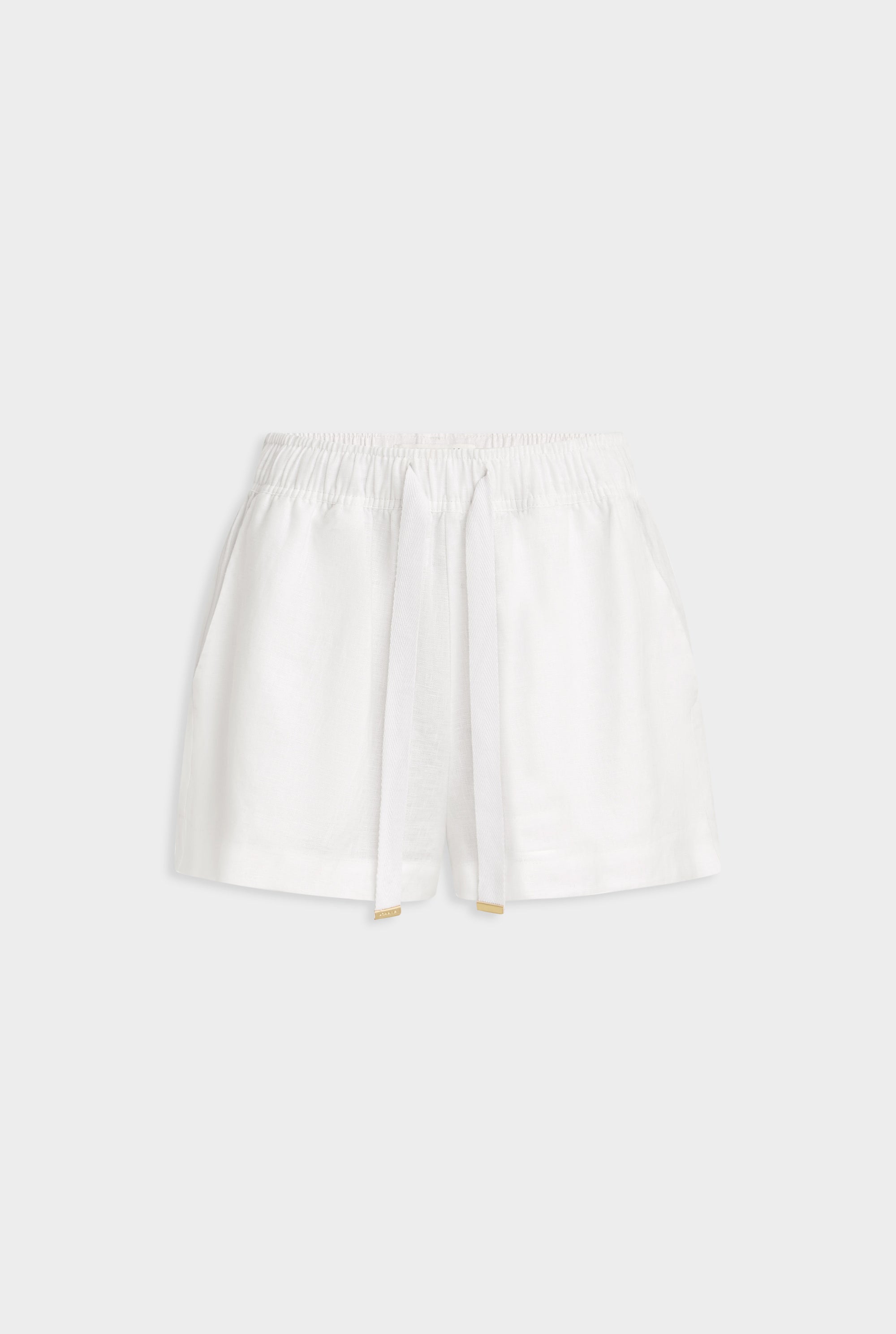 High Waisted Lounge Short - White