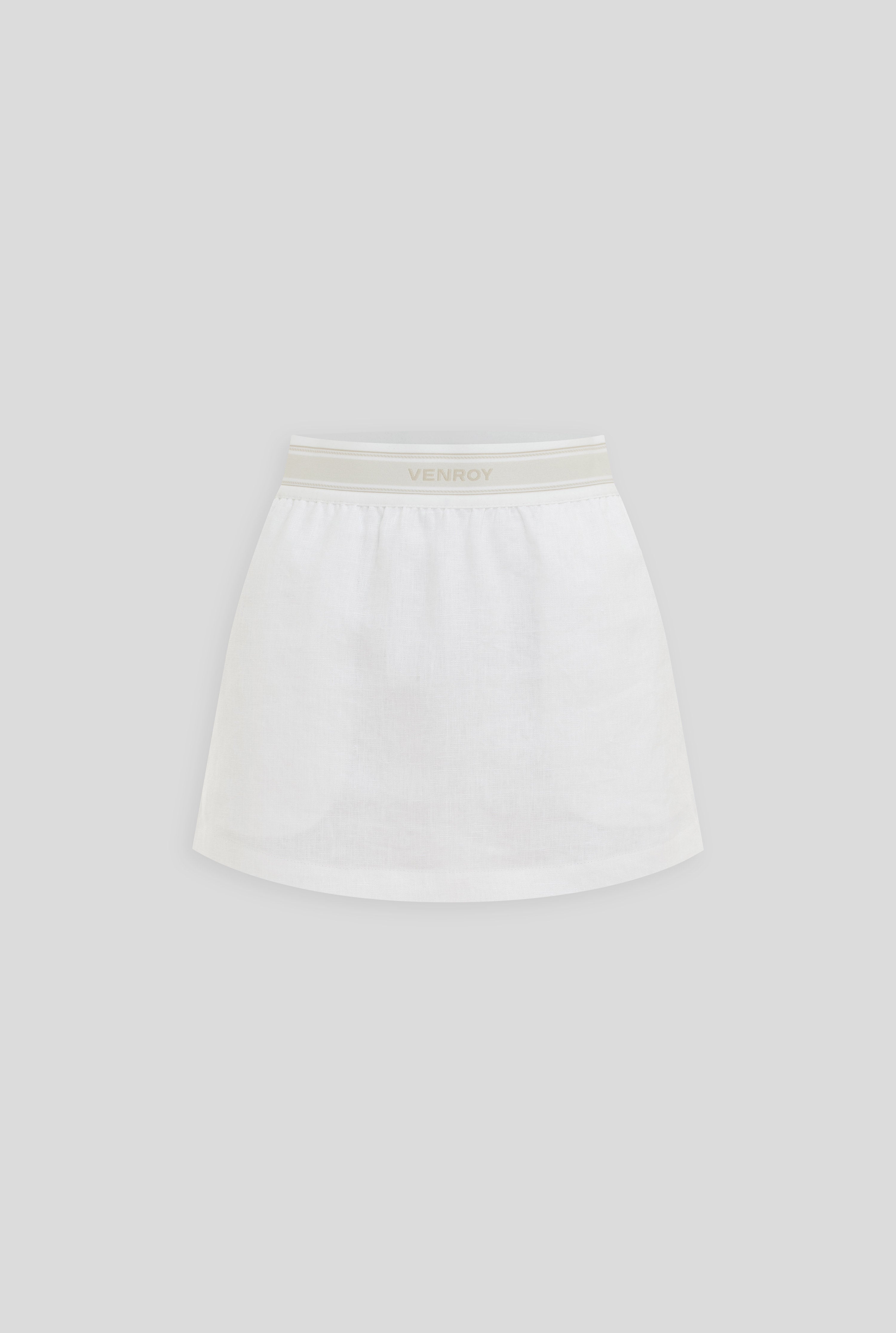 Lounge Skirt - White/Venroy Logo