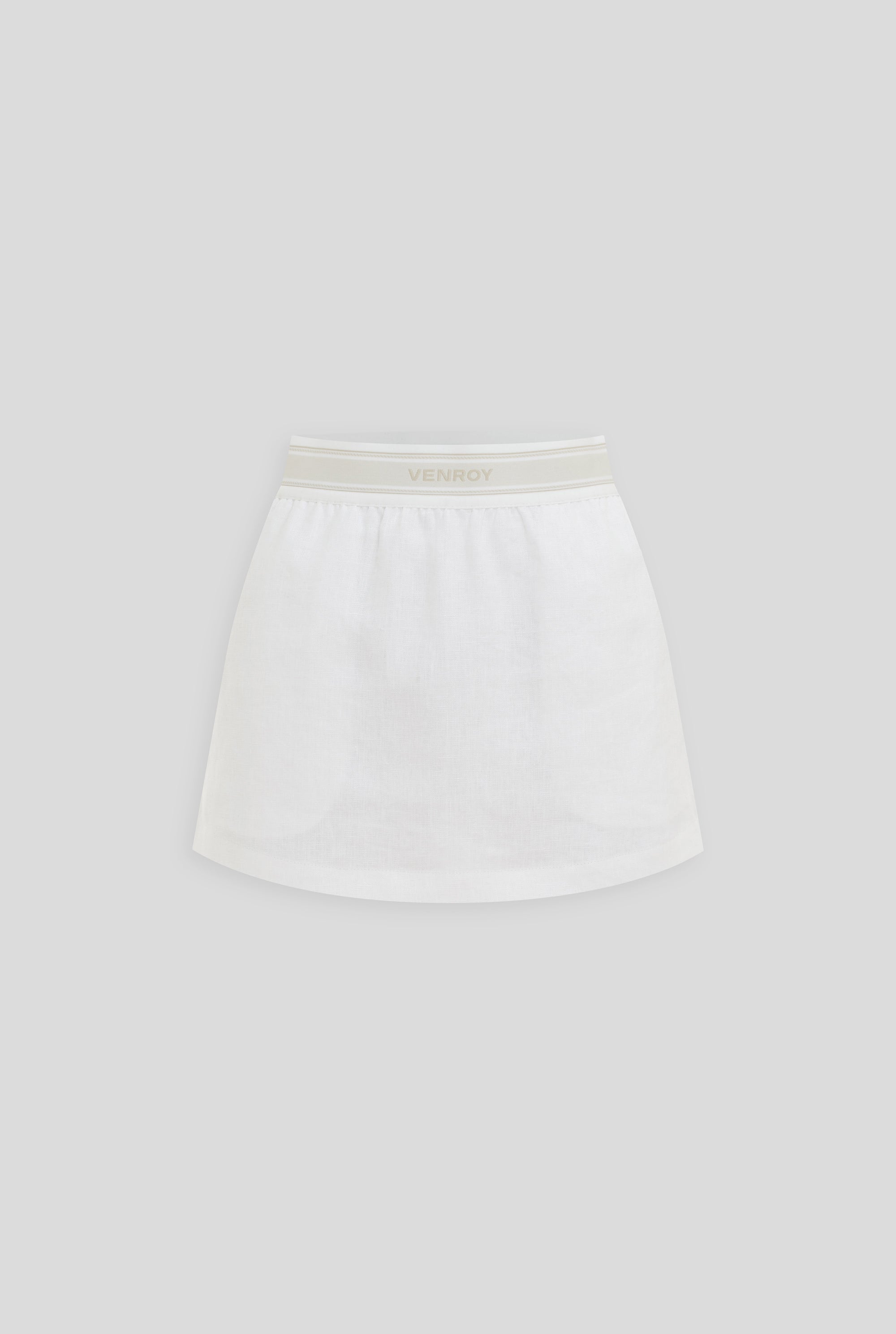 Lounge Skirt - White/Venroy Logo