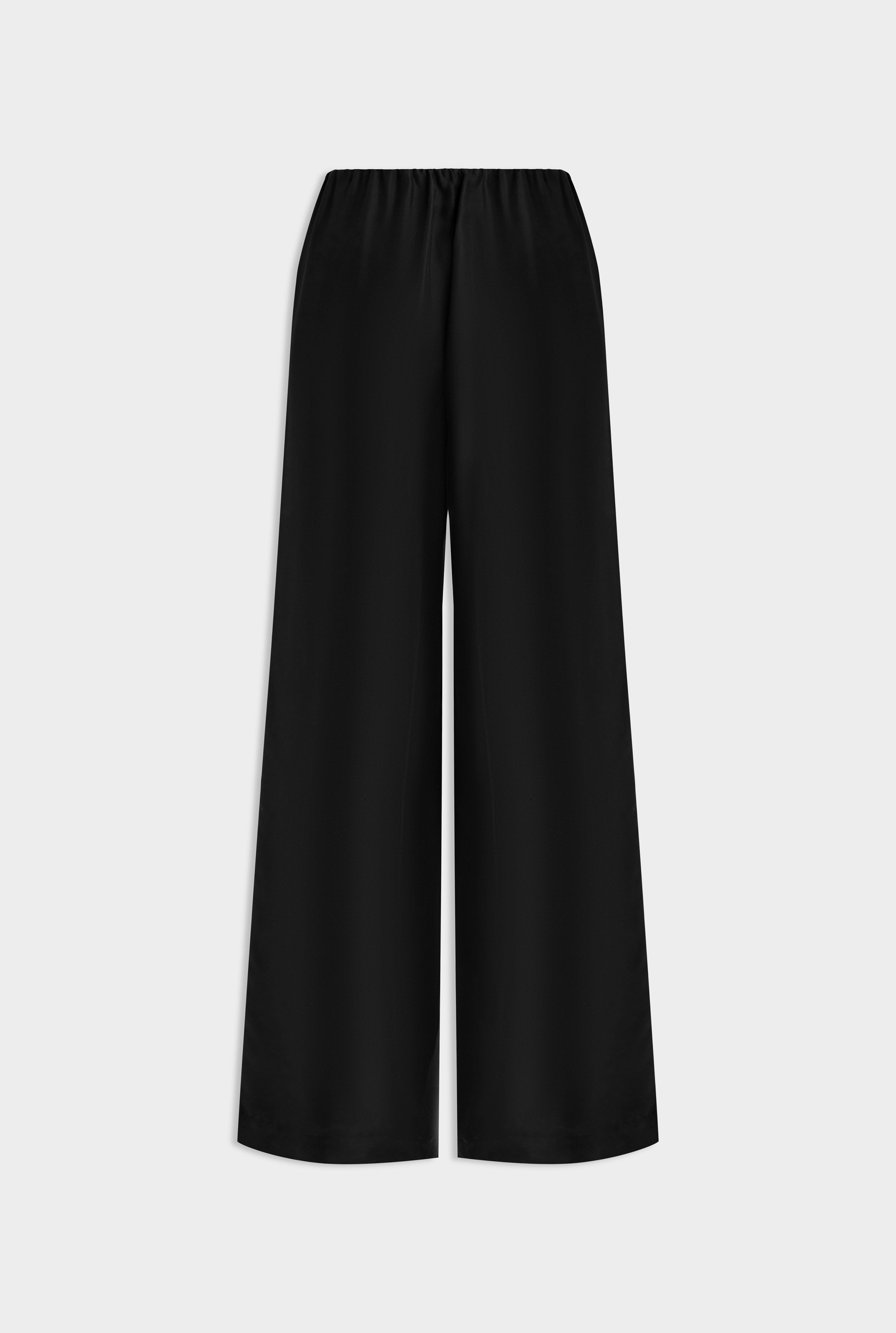 Silk Relaxed Pant - Black