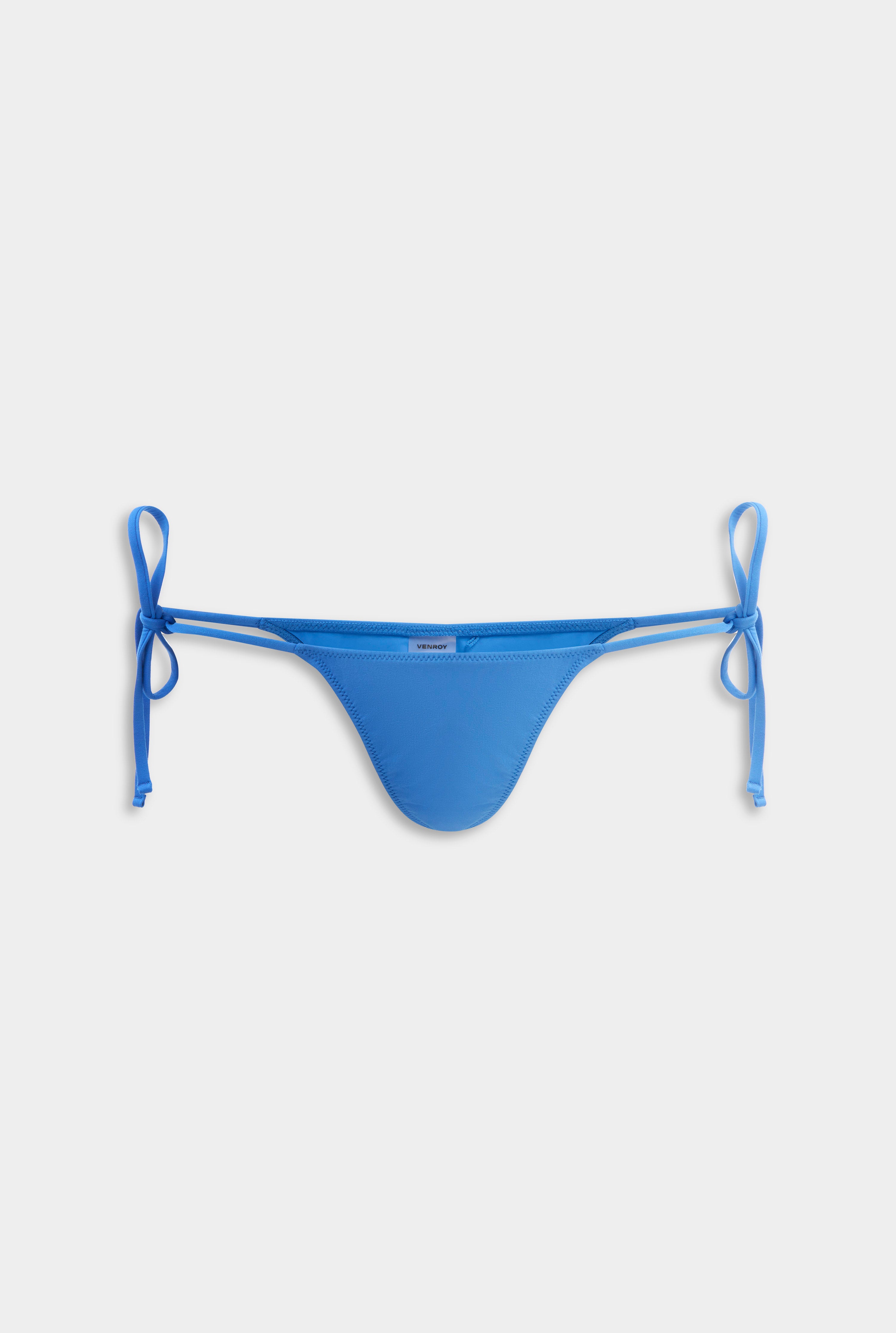 Tie Side Bikini Brief - Ocean Blue