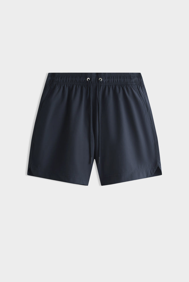 Solid Stretch Swim Short - Black