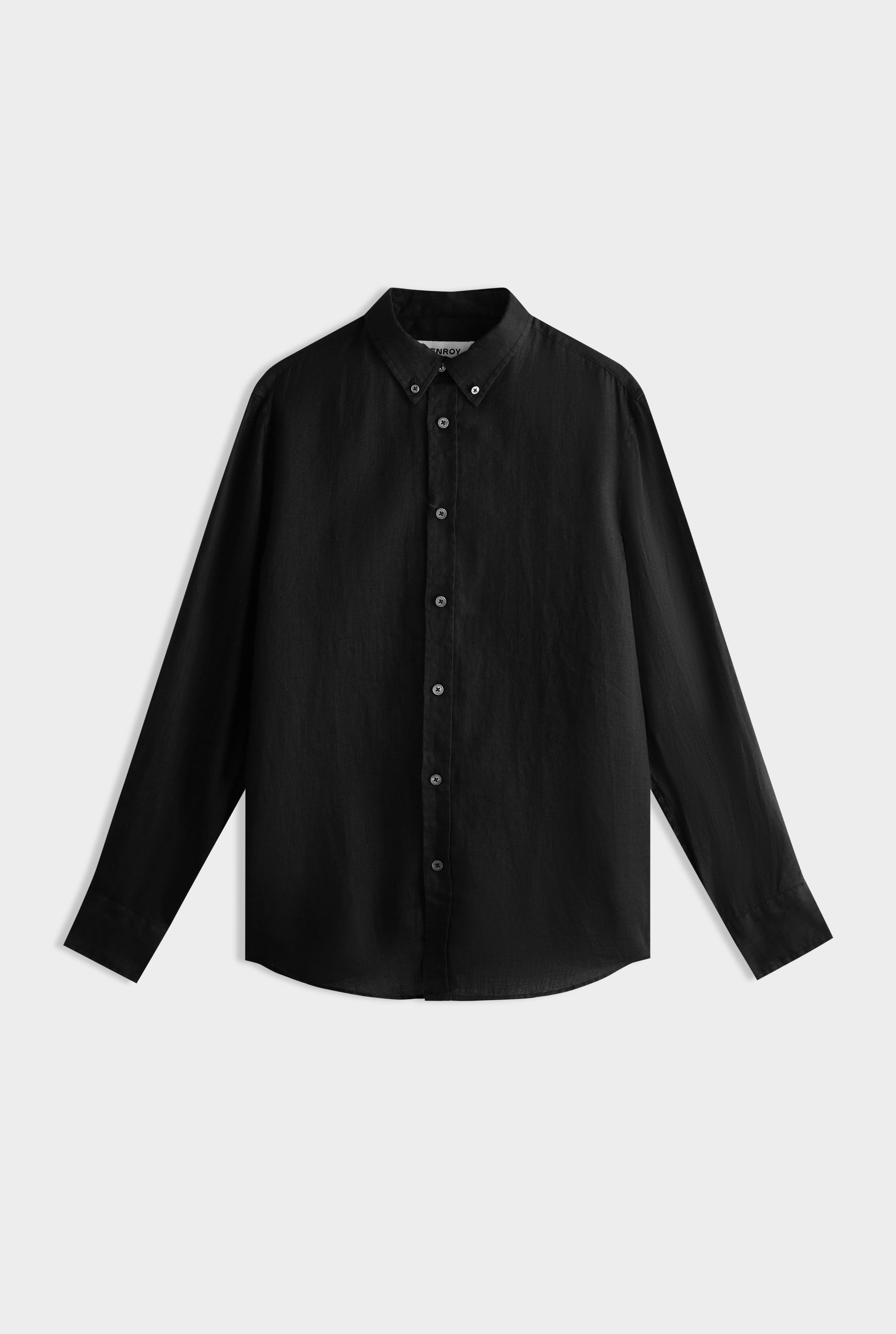 Linen Shirt - Black