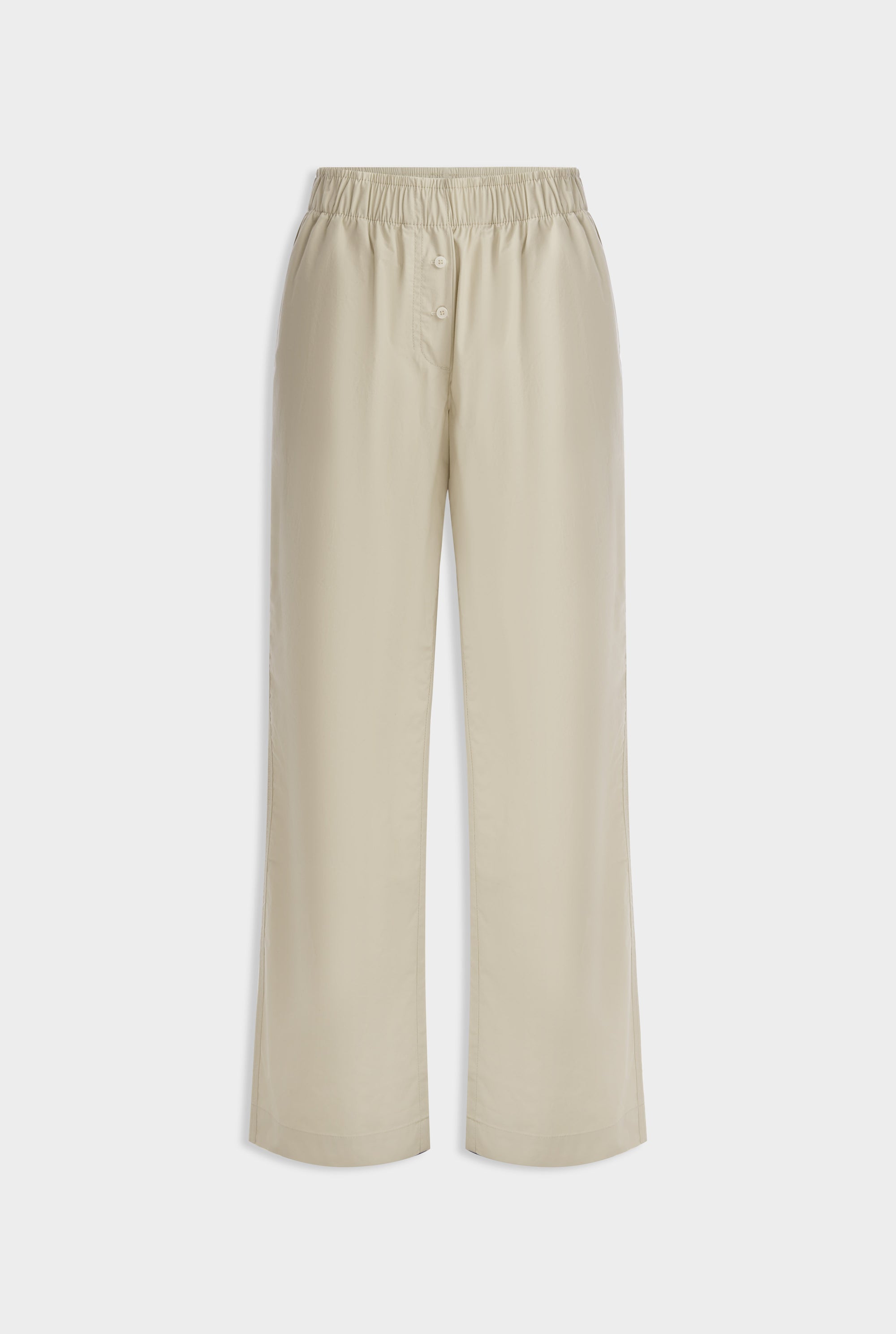 Cotton Poplin Pant -  Pistachio Shell