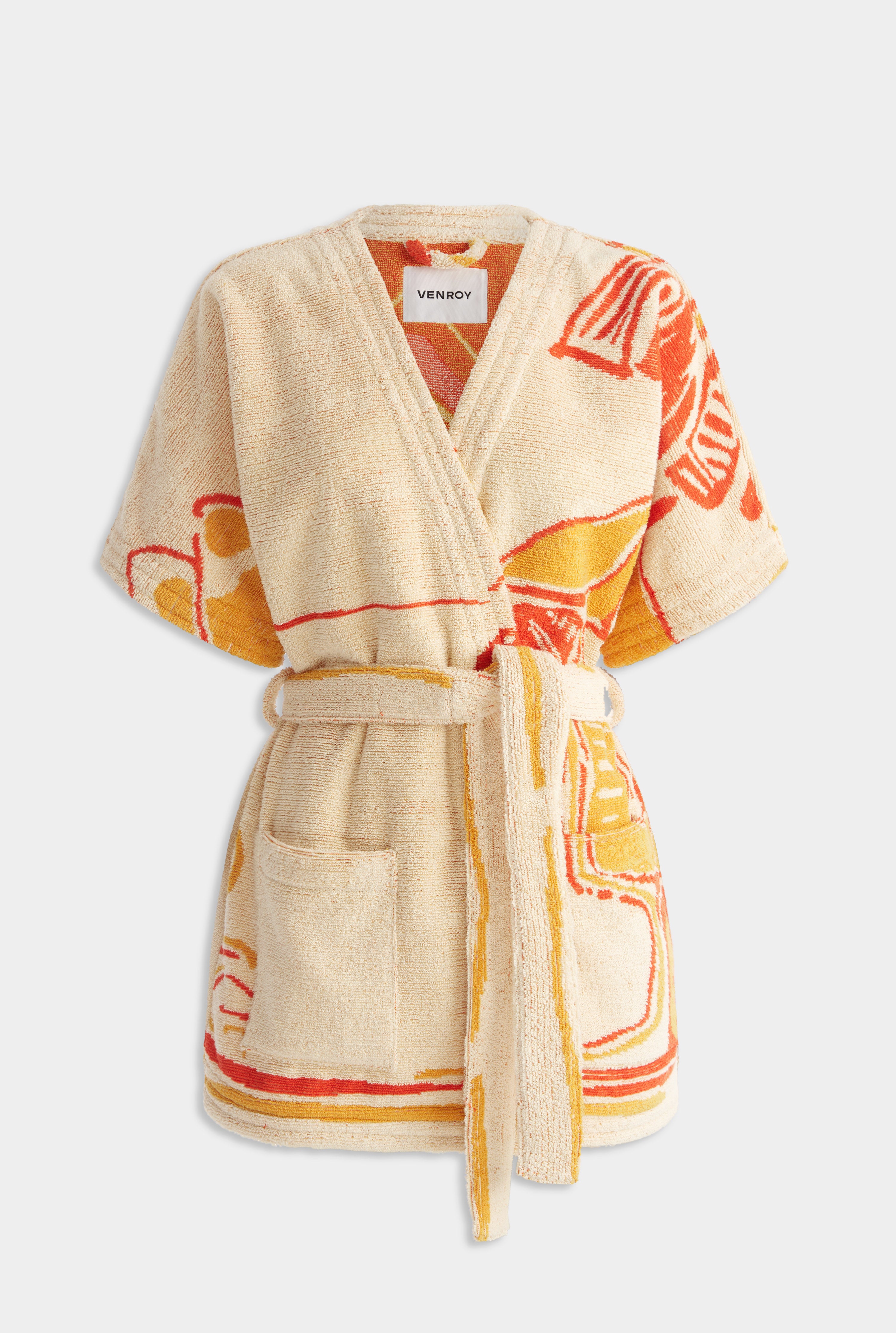 Jacquard Terry Robe - Rio Surf Scene