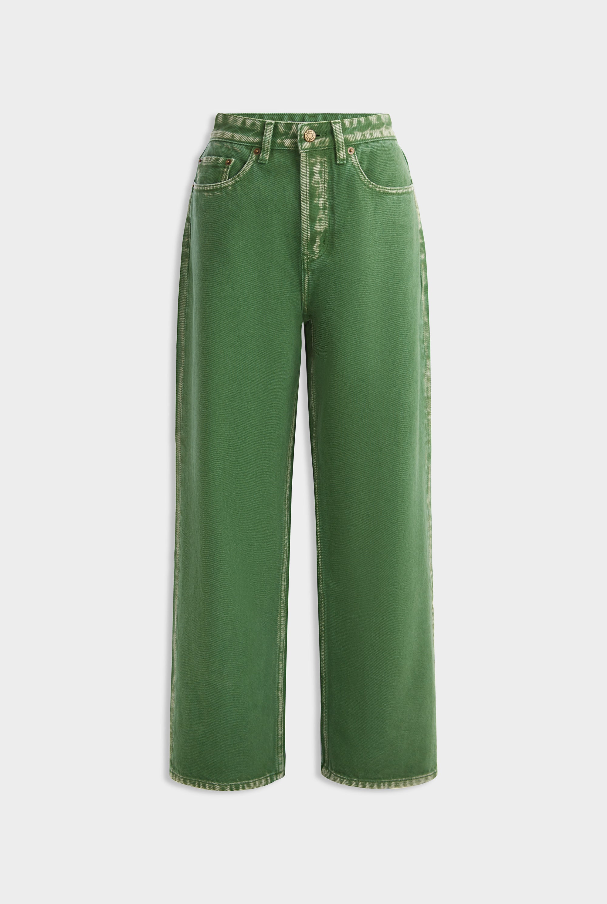 Straight-Leg Denim Jean -  Cactus