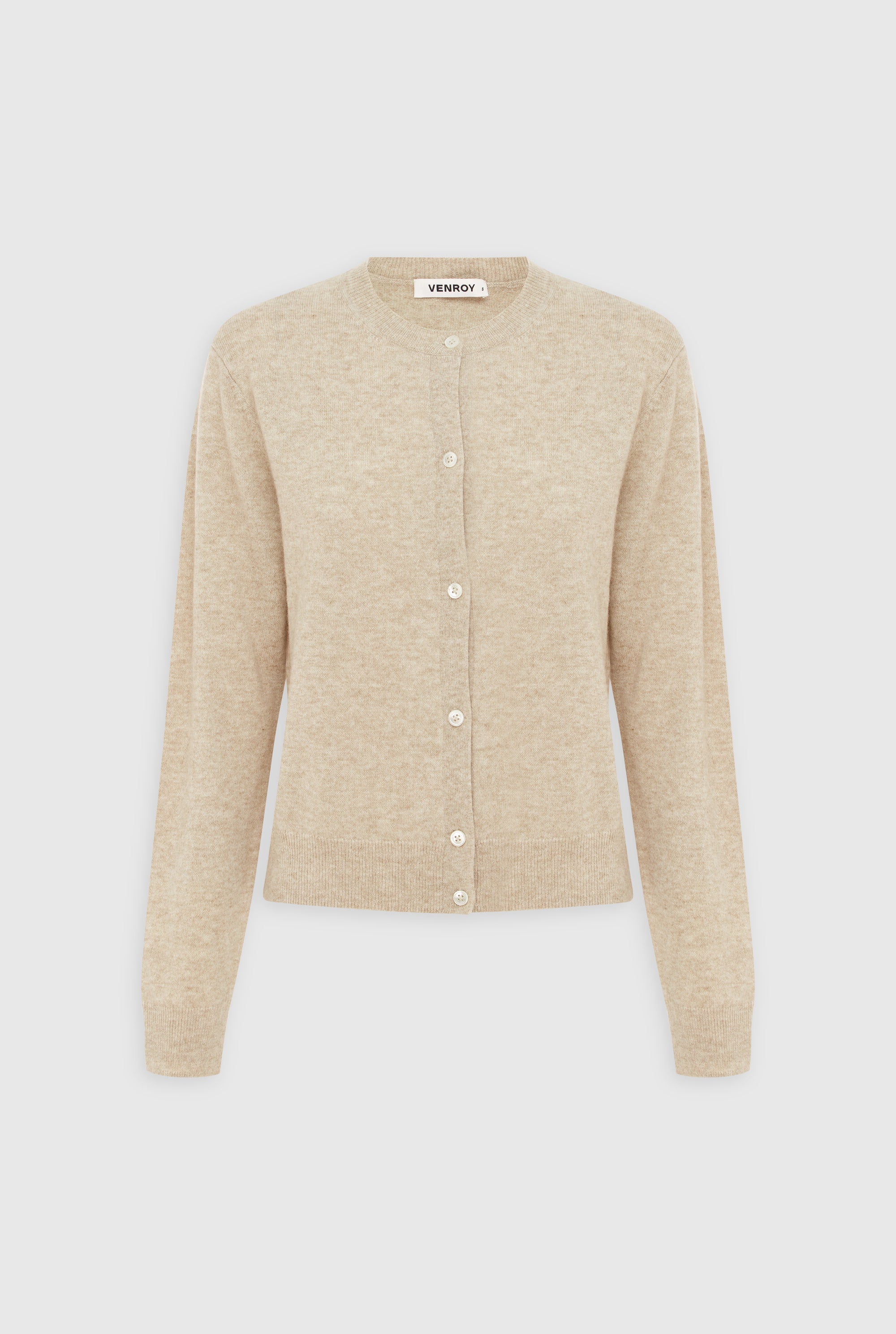 Cashmere Cardigan - Sand