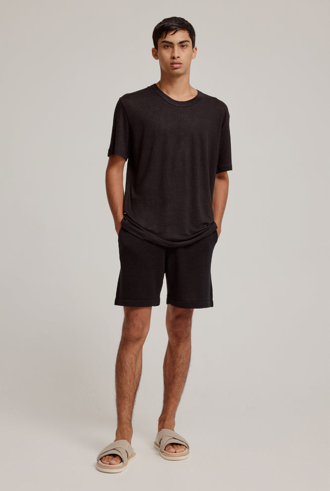 Knitted Short - Black
